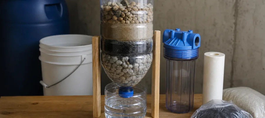 DIY Wasserfilter fuer den Notfall: Unverzichtbare Loesungen zum Selberbauen
