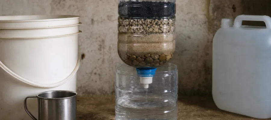 Wie dein DIY Wasserfilter Keime und Schadstoffe im Notfall entfernt