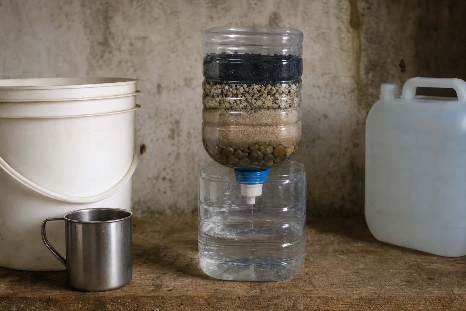 Wie dein DIY Wasserfilter Keime und Schadstoffe im Notfall entfernt