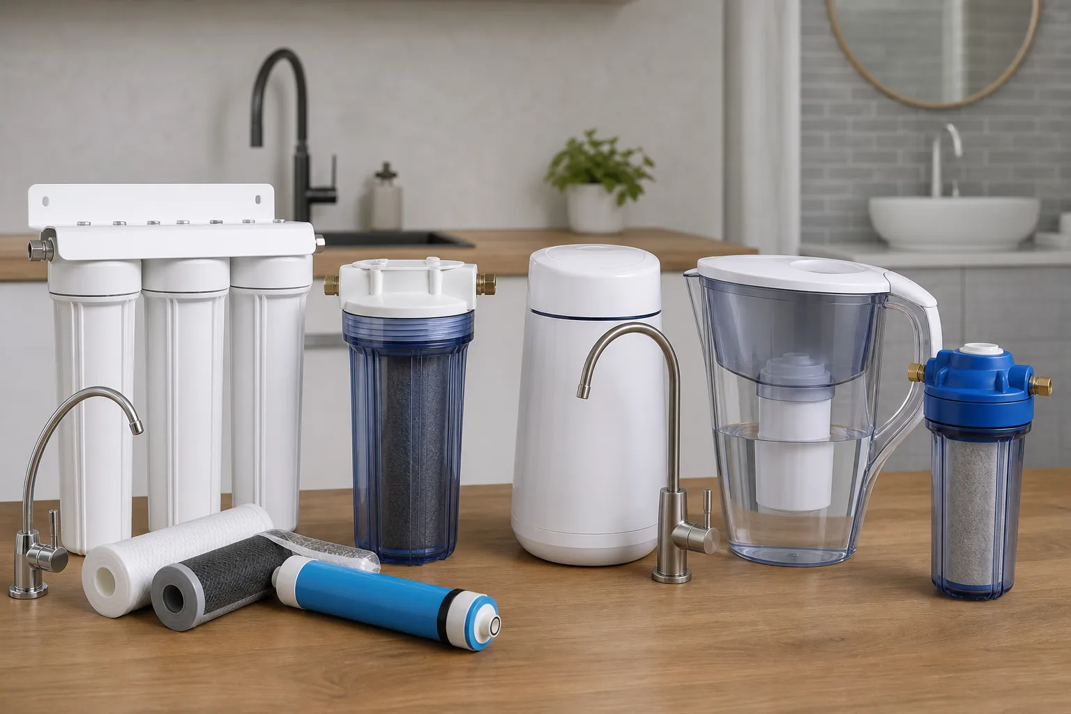 Die besten Wasserfilter fuer Bad und Kueche: Kaufberatung fuer jeden Bedarf und jedes Budget