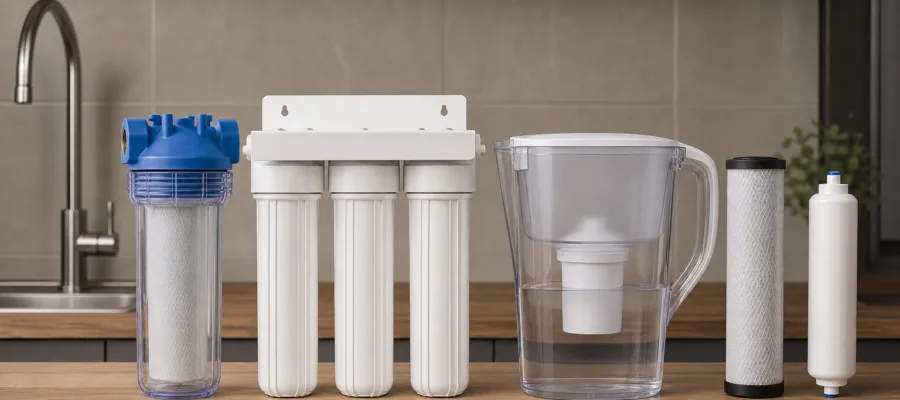 Vergleich der verschiedenen Wasserfilter Typen: Wartung, Bedienung und Anwendung