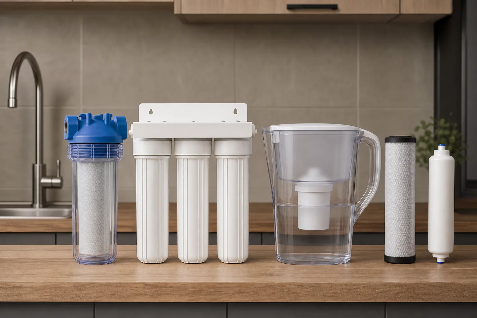 Vergleich der verschiedenen Wasserfilter Typen: Wartung, Bedienung und Anwendung